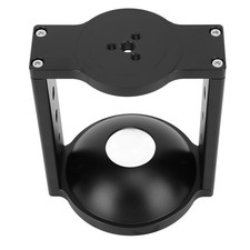100mm Tripod Head Bowl Riser With 1/4in 3/8in Threaded Holes Aluminum Alloy HXBT