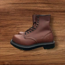 VTG Red Wing Shoes Mens 7.5 E3 BootSupersole 953 Brown Leather Soft Made In USA