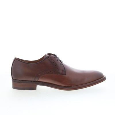 Johnston & Murphy 20-2234 Mens Brown Leather Oxfords & Lace Ups Casual Shoes 8.5