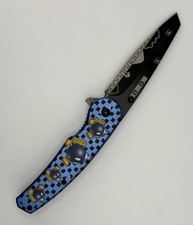 Super Mario Bob-omb Folding Pocket Knife Liner Lock Assisted Opening