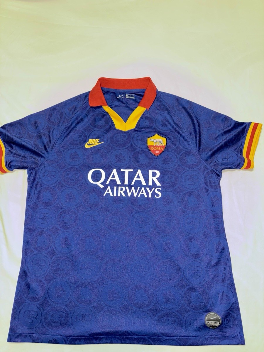 Rare NIKE ROMA THIRD SHIRT 2019/20 AT0034-493 Zaniolo 22 XL | eBay