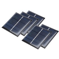 5 StüCk Solarpanel Solarzelle 3V 110Ma Solarmodul Solar Polykristallin 60X55Mm