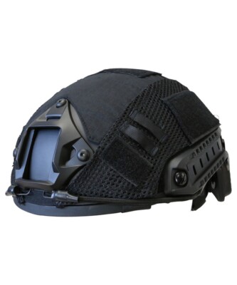 FAST HELMET COVER BLACK MILITARY ARMY TACTICAL