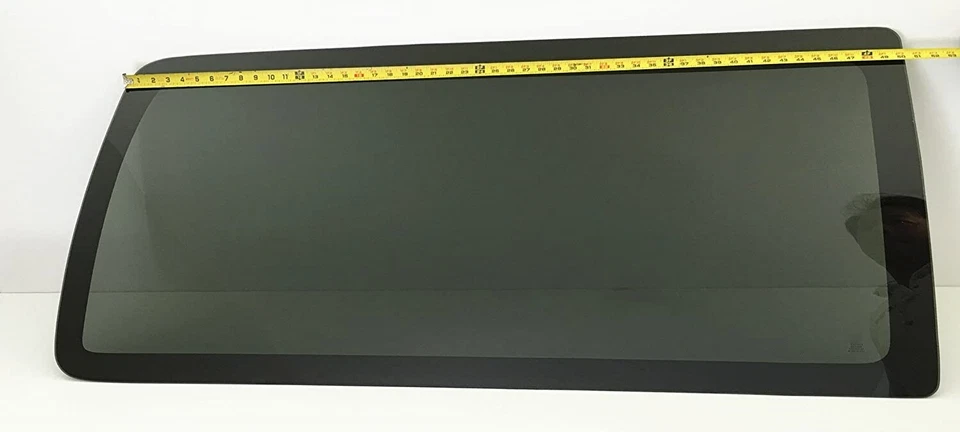 Fits 1996-2025 GMC Savana Standard Van Passenger Right Quarter Window Glass TEMP - Image 2 of 4