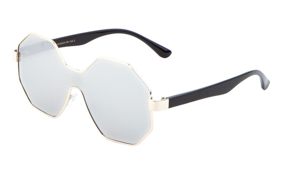 KHAN Aviator Sunglasses Khan Wrap-Around Shield Sunglasses  display picture 3