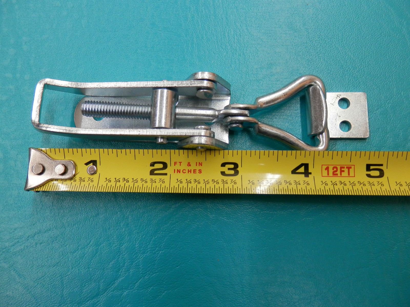 2 New Exposed Adjustable Draw Latches Galvanized Steel Catch Quick Lock 13435A63