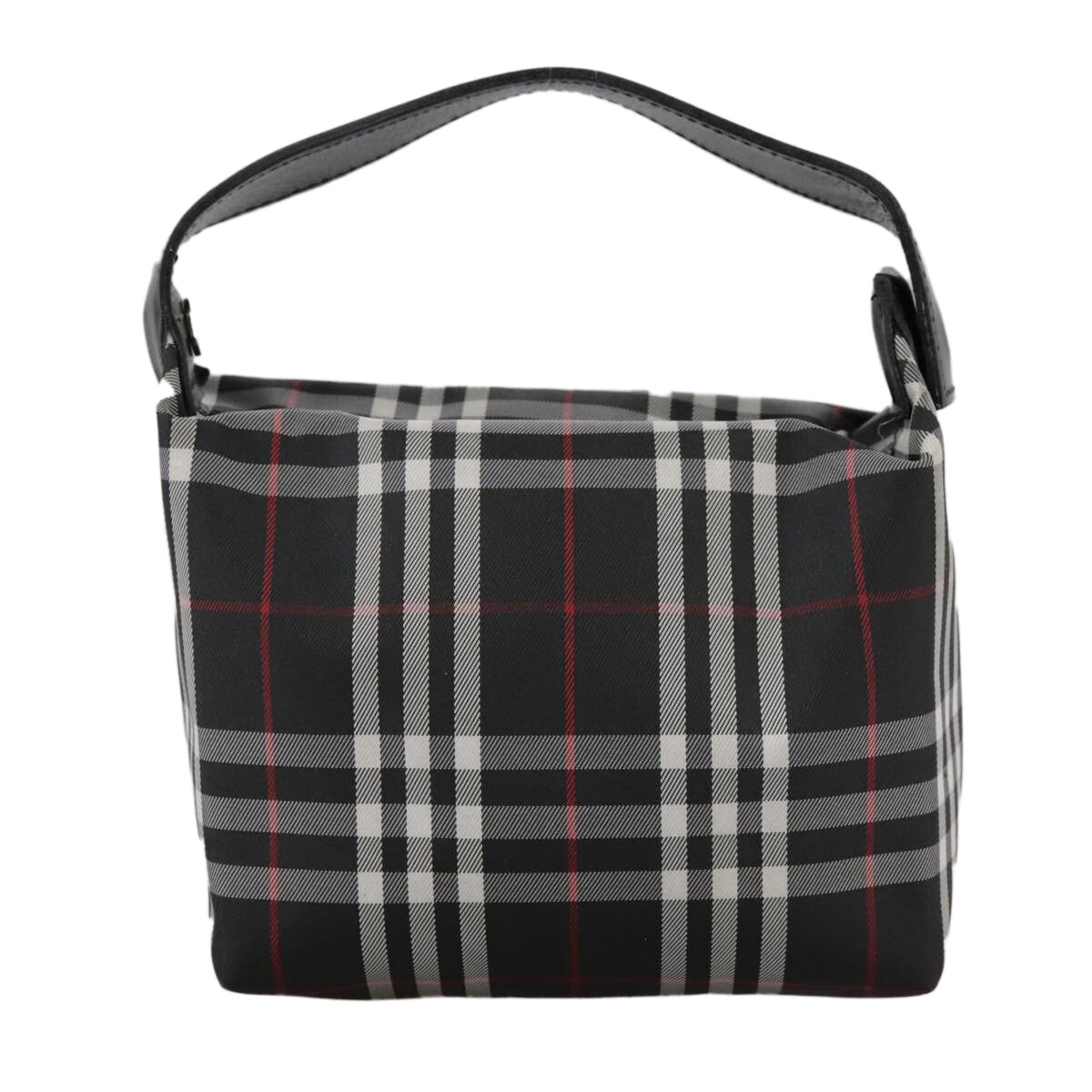Burberrys バーバリー 黒 レザー ハンドバッグ ノバチェック バッグ nov0 NN1414] BURBERRY BLACK LABEL バーバリー ブラック