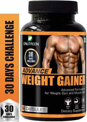 STRONG Muscle Growth Mass Gainer - Fast Weight Gain Pill - 30 Tablets FS