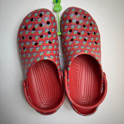 Vineyard Vines X Crocs Clogs Holiday SZ M 8 W 10 Christmas 208034 Red Tree Crocs Shoes Size M 8 W 10 Classic Vineyard Vines Clogs  main image 4