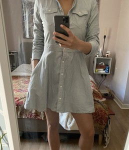 gap grey dress