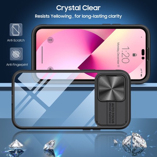 Shockproof Clear Case for iPhone 14 14 Plus 14 Pro Max Cover + Screen Protector - Picture 2 of 11