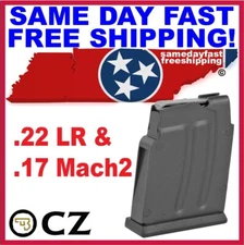 CZ 452/453/513/512 .22LR/17 Mach 2 5Rd (METAL) Mag 12001 SAME DAY FAST FREE SHIP
