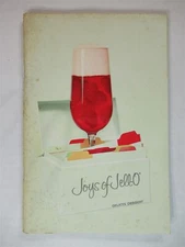 Joys of Jello gelatin dessert booklet General Foods Kitchens 4th ed glossy cover
