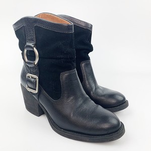 slouch ankle sz buckle boxer lucky boots western womens leather brand