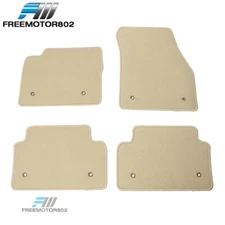 Fits 18-23 Jaguar E-Pace Nylon Floor Mats Liner Beige Front Rear Auto Carpet Set