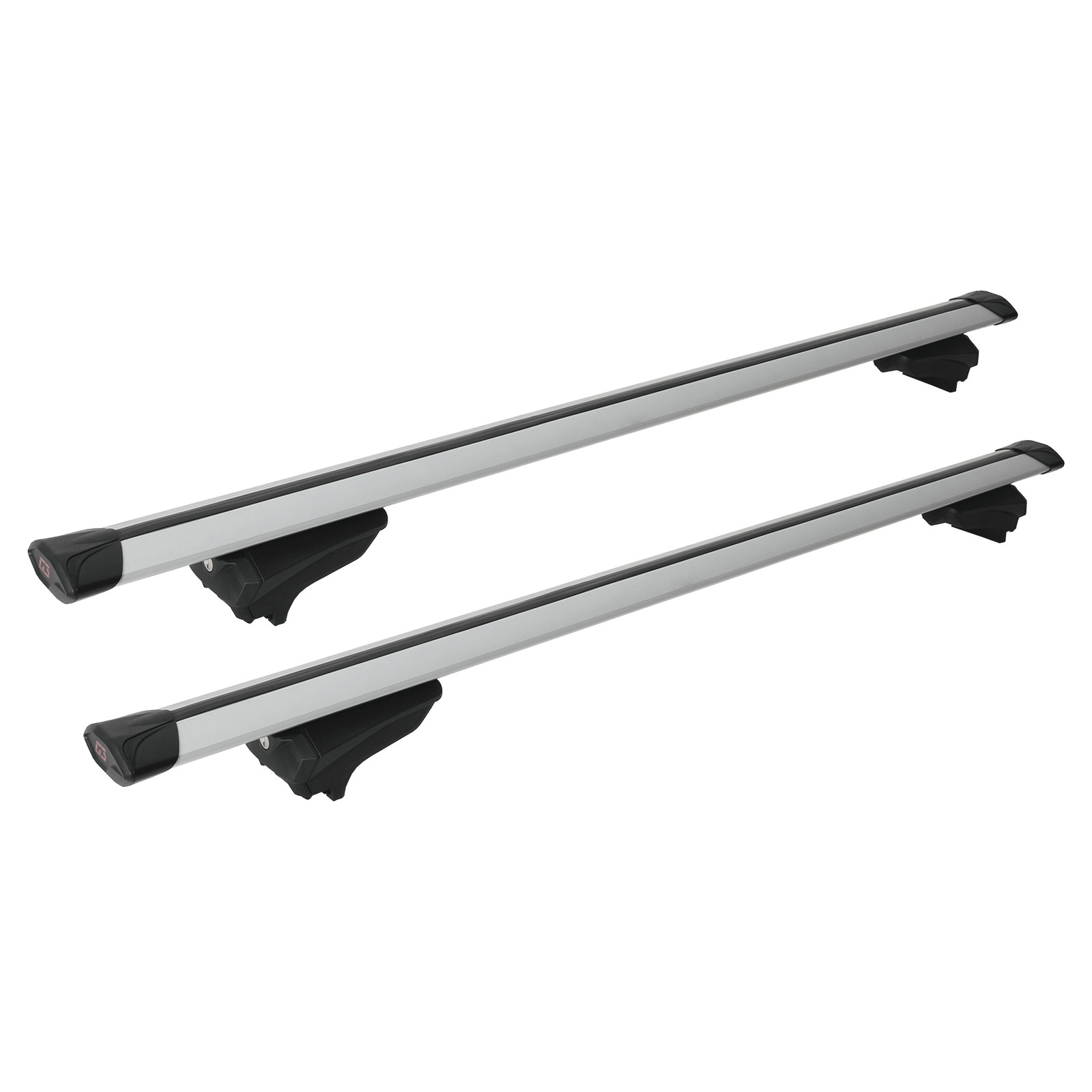 Barres de toit alu aérodynamiques G3 Clop airflow pour Volvo V60 II réduction du bruit de vent - 3