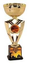HALLOWEEN GOLD CUP COSTUME DECORATING PUMPKIN CARVING CHAMPION 1ST PLACE TROPHY