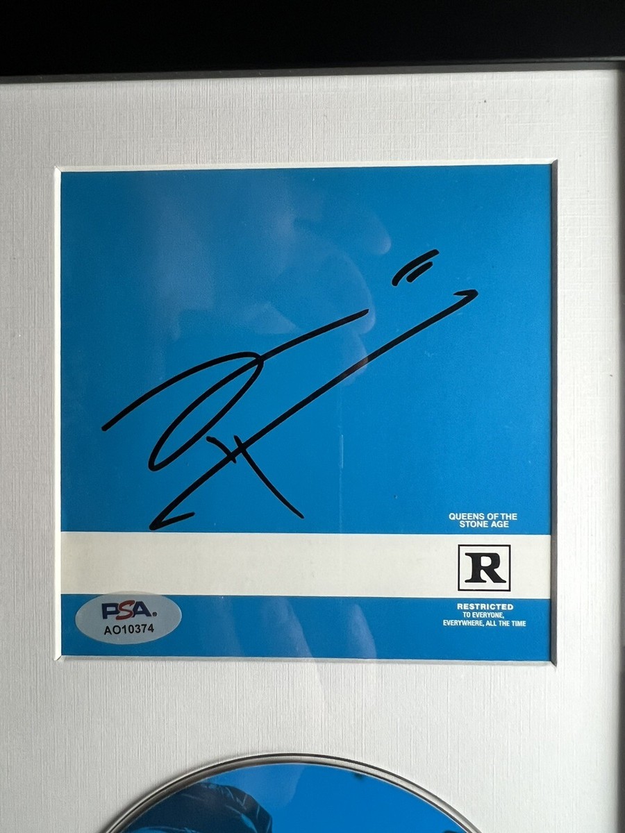 Queens of the Stone Age 直筆サイン CD Josh Homme Queens Of The Stone Age Signed CD Cover Rated R PSA COA