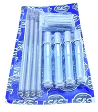 S&S Adjustable Pushrod Conversion Kit w/Covers Harley Twin Cam 1999-17 - 93-5095