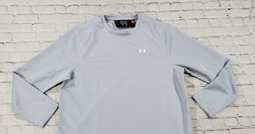 Under Armour Rival Crew Sweatshirt Grey 1362873-011 MENS SIZE SMALL - 第 2/6 張圖片