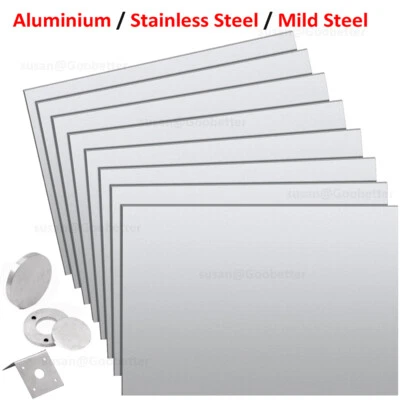 Steel, aluminium, stainless, plate, sheet 0.3mm 0.5mm 0.8mm 1mm 1.2mm - 10mm