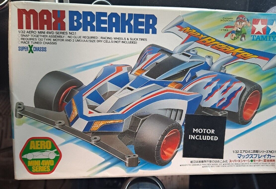 Tamiya Mini 4WD - Max Breaker Limited Special (Chrome Silver Tamiya Mini 4WD - Max Breaker Limited Special (Chrome Silver