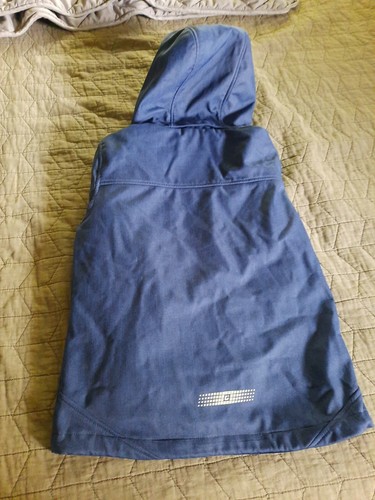 EUC Killtec Sz 140 US 10 Boys Blue Jacket Waterproof Windproof - Picture 3 of 3