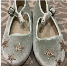 Joyfolie Velvet star Shoes Mary Janes. New size 2Y