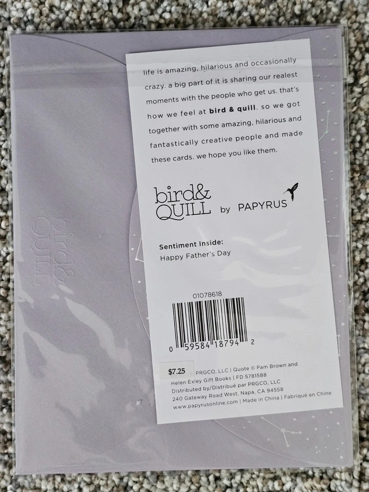 Papyrus Happy Father's Day Dad Card - Image 2 of 2