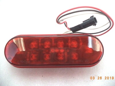 New Flyer 6401425 Dialight Red Emergency LED Light for Buses 68121RB