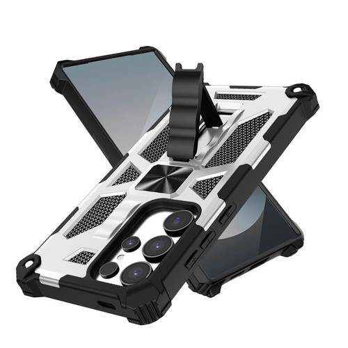 Funda rígida híbrida magnética para teléfono de automóvil para Samsung Galaxy S25 S24 S23 S22 - Imagen 16 de 22