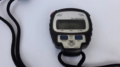TAG HEUER Pocket Stopwatch 1000 Digital Alarm - day-date-hours - Image 1 of 4