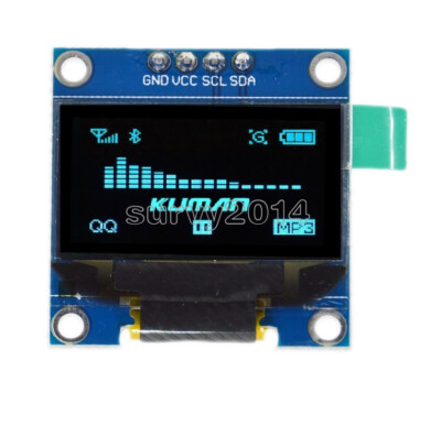 0.96'' I2C IIC Serial 128X64 128*64 Blue OLED LCD LED Display Module for Arduino