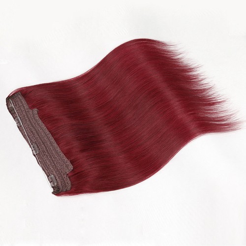 Long Secret Invisible Wire Echthaar Extensions Remy 100% Echthaar Schuss - Bild 19 von 21