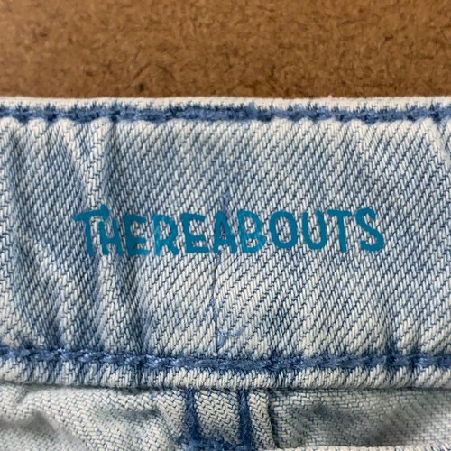Thereabouts Girls Size 12 Light Wash Denim Superflex Shortie Shorts NWT - Picture 6 of 8