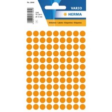 Oryginalne etykiety Haza 540 sztuk 8 mm pomarańczowe