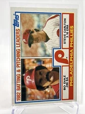 1983 Topps Phillies Leaders/Checklist Baseball Card #229 NM-Mint FREE SHIPPING