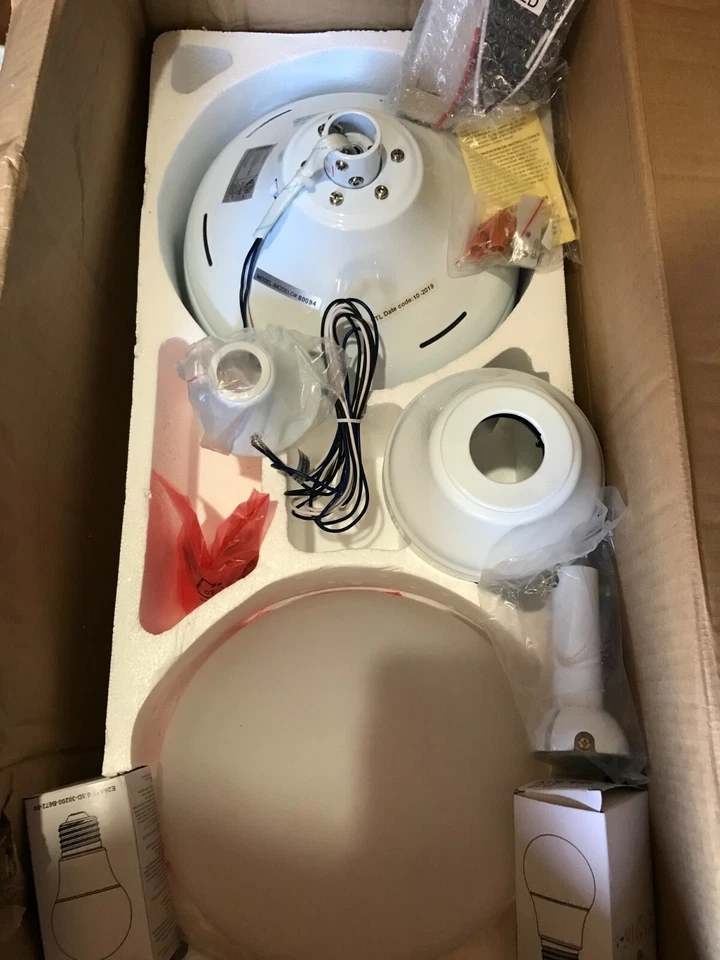 Prominence Home 80094 - 52" Ceiling Fan Light with Remote Blades Not Included - Image 3 of 4