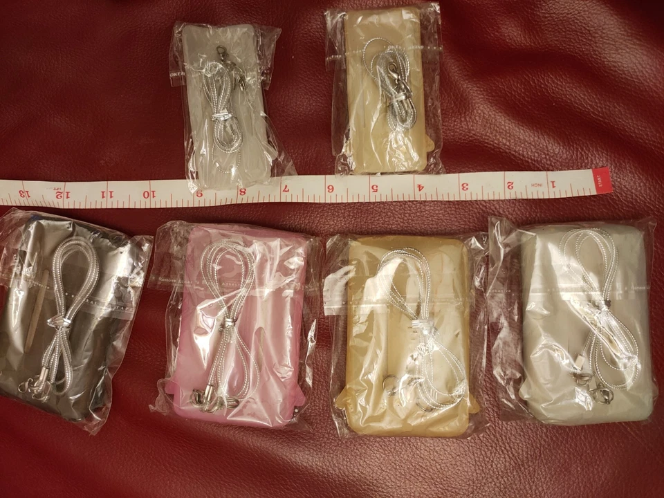 6x Silicon Sleeve Pouch Case Holder Protector Chain Apple iPod Classic Mini Lot - Image 2 of 2