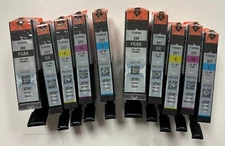 TWO FULL SETS OEM Canon Genuine Ink Cartridge 280/281 Series BRAND NEW