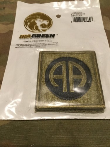 82nd Airborne Division Patch, OCP, neu in Kunststoff, enthält 2 Patches Ira Green