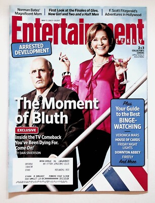 2013 May 3 Entertainment Weekly Magazine Arrested Development F Scott Fitzgerald