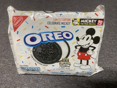 Celebrate Mickey Birthday Cake Oreo Cookies 15.25 Oz - Collectors Item RARE
