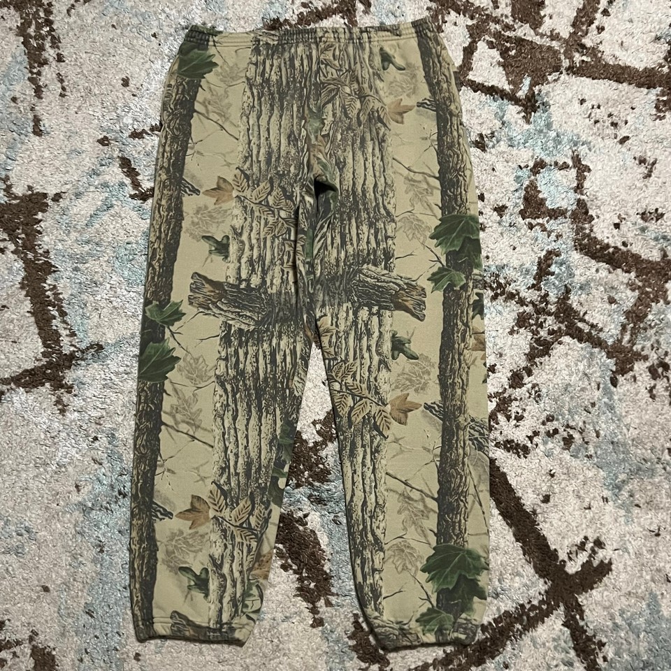 Vintage Jerzees Outdoors Camo Sweatpants Size Large Realtree Hunting eBay