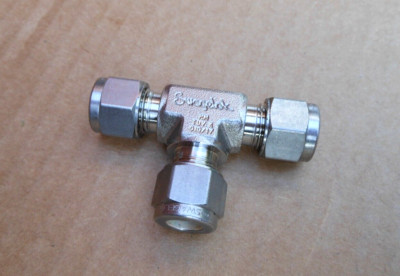 SWAGELOK T-Verschraubung 8 mm, SS-8M0-3, Edelstahl 316