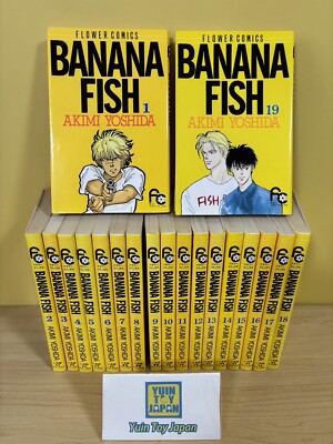 BANANA FISH Comic Manga vol.1-19 Complete Book set Akimi Yoshida