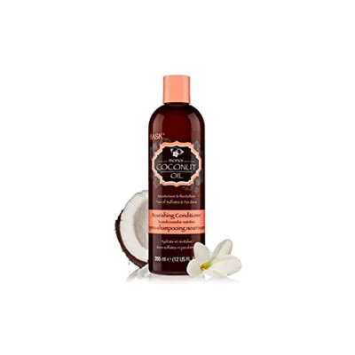 Hask Clean Nourishing Conditioner with Monoi Coconut Oil Moisturizers 12 fl oz
