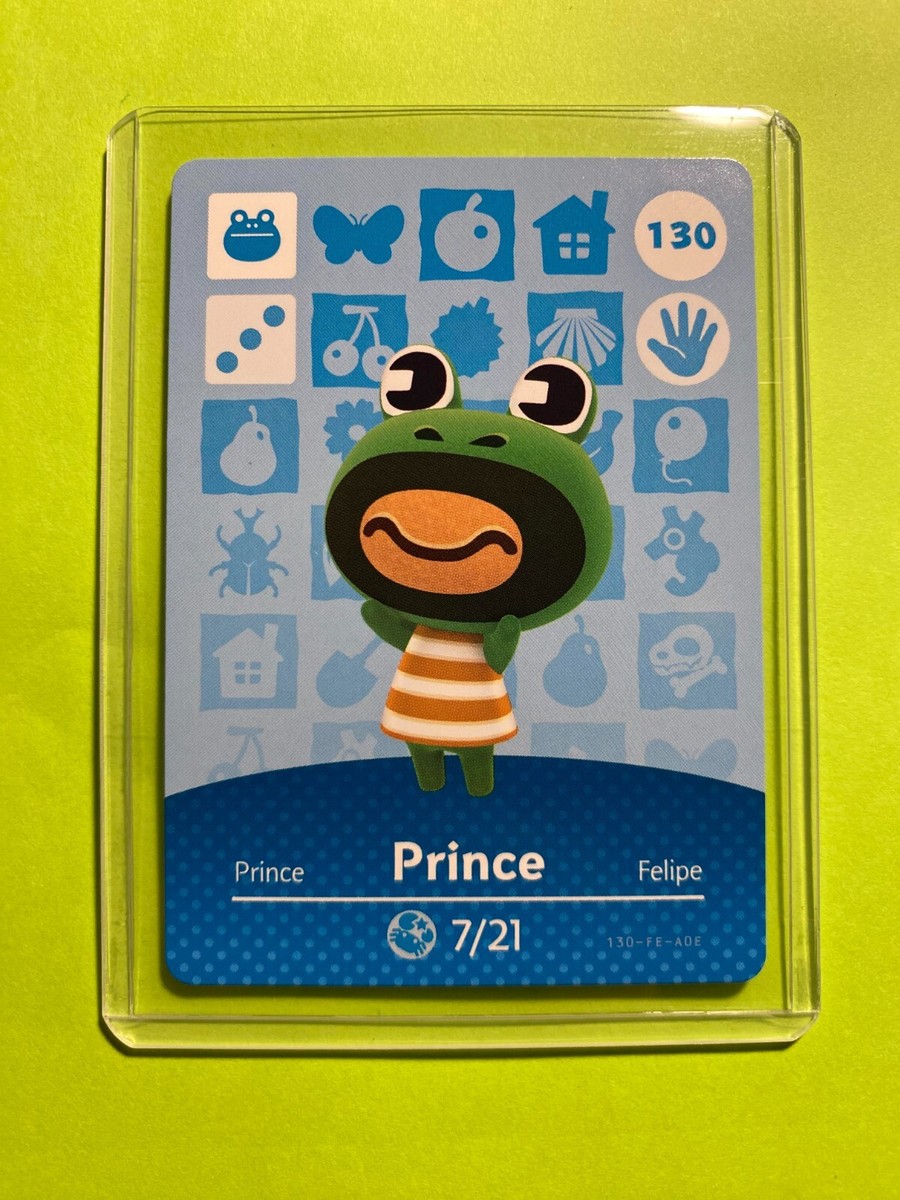Carte Amiibo Animal Crossing 130 Prince [EUR] Série 2 Near Mint - Foto 6