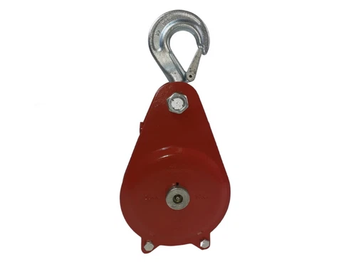 Seilrolle - Umlenkrolle mit aufklappbarem Seitenblech und Haken SRK 10 / SRK 12