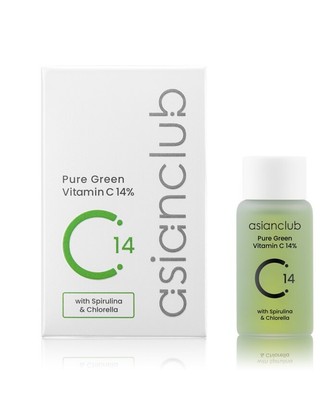 Asian Club - Pure Green Vitamin C 14%, 15ml - Aufhellendes Gesichtsserum